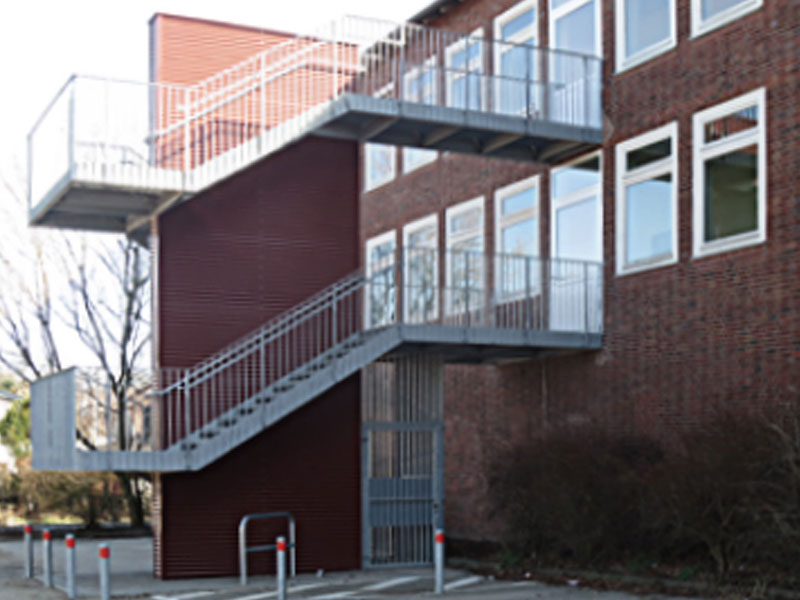 Fluchtweg Schule Doehrnstrasse